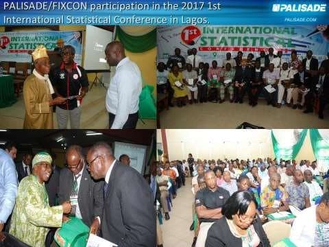 Palisade and Fixcon at the 2017 International Statistical Conference in Lagos